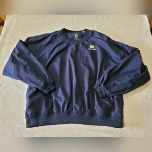 Gear For Sports Navy Crewneck Pullover with Notre Dame Irish Logo